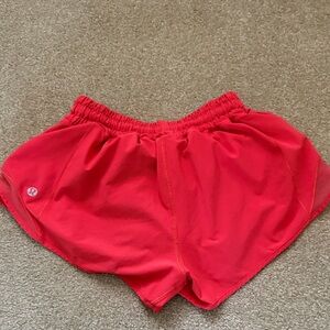lululemon athletica Women's Red Athletic Shorts